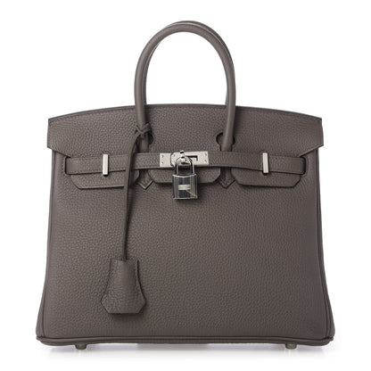 Hermes Togo Birkin 25 Etain 1 of 11