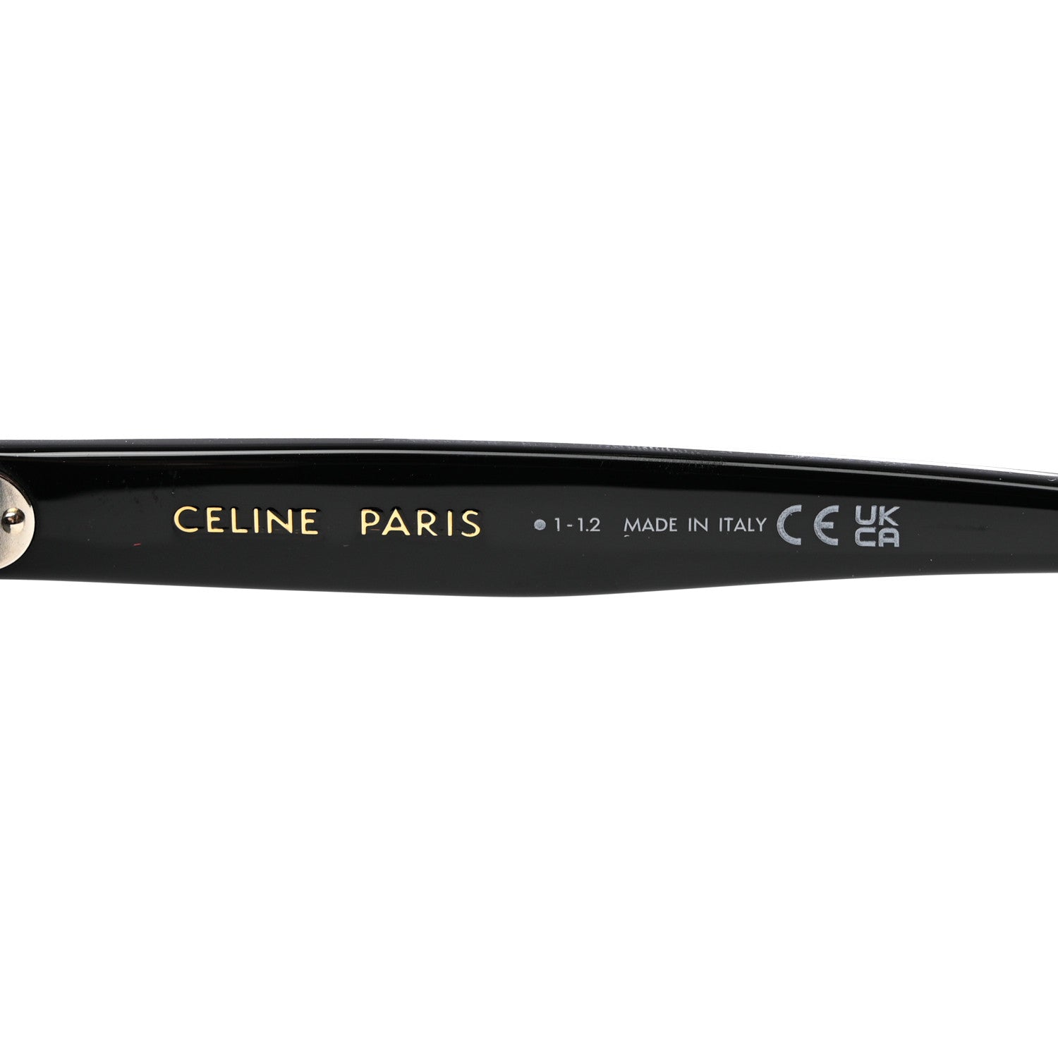 Celine Acetate Cat Eye Sunglasses CL40187I Black 6 of 7