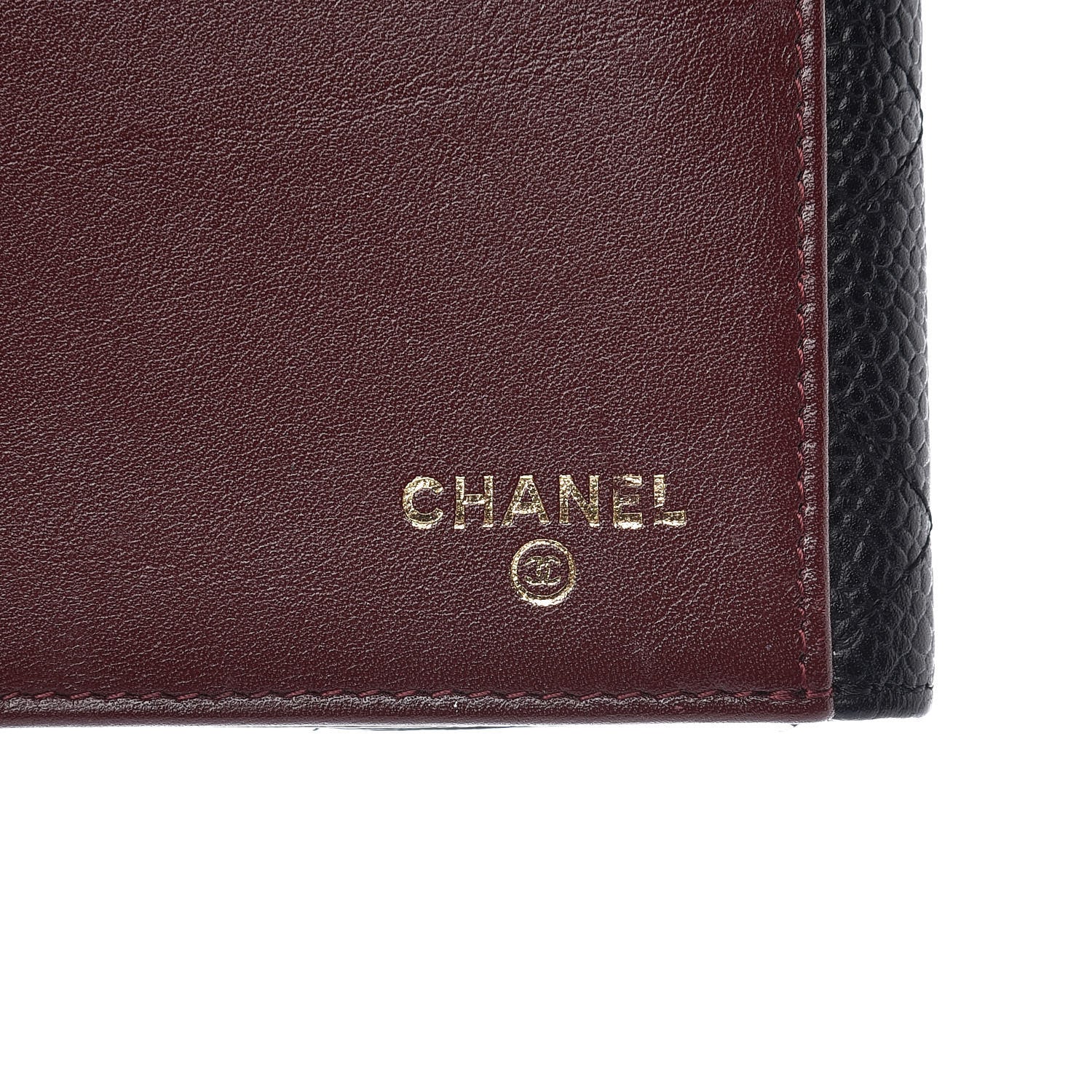 Chanel Caviar Quilted CC Long Double Wallet Black 5 of 8