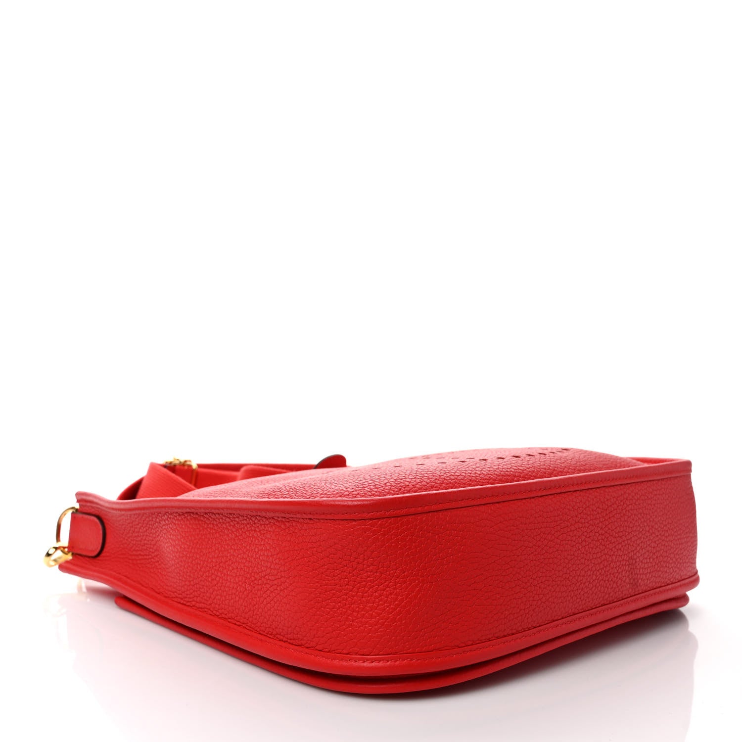 Hermes Taurillon Clemence Evelyne III PM Rouge De Coeur 4 of 8