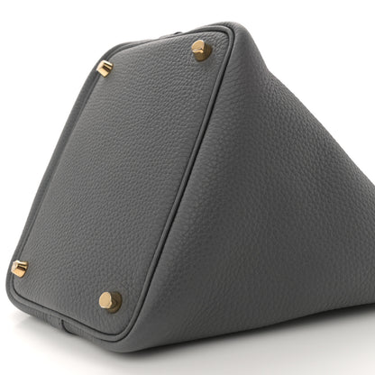 Hermes Taurillon Clemence Picotin Lock 18 PM Ardoise 10 of 12