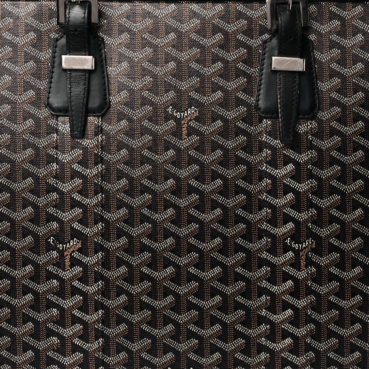 Goyard Goyardine Majordome 50 Soft Suitcase Black 8 of 11
