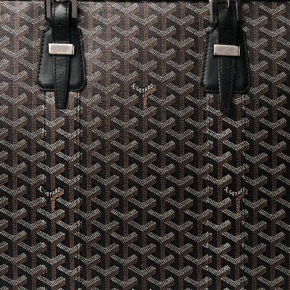 Goyard Goyardine Majordome 50 Soft Suitcase Black 8 of 11
