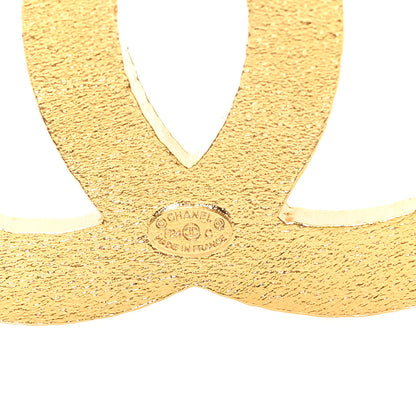 Chanel Enamel CC Large Brooch Pink Gold 3 of 3