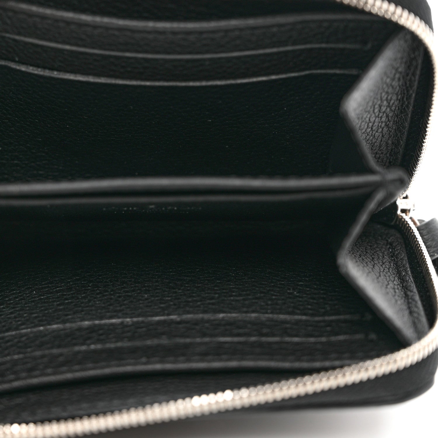 Louis Vuitton Calfskin Lockme Zippy Coin Purse Black 6 of 8