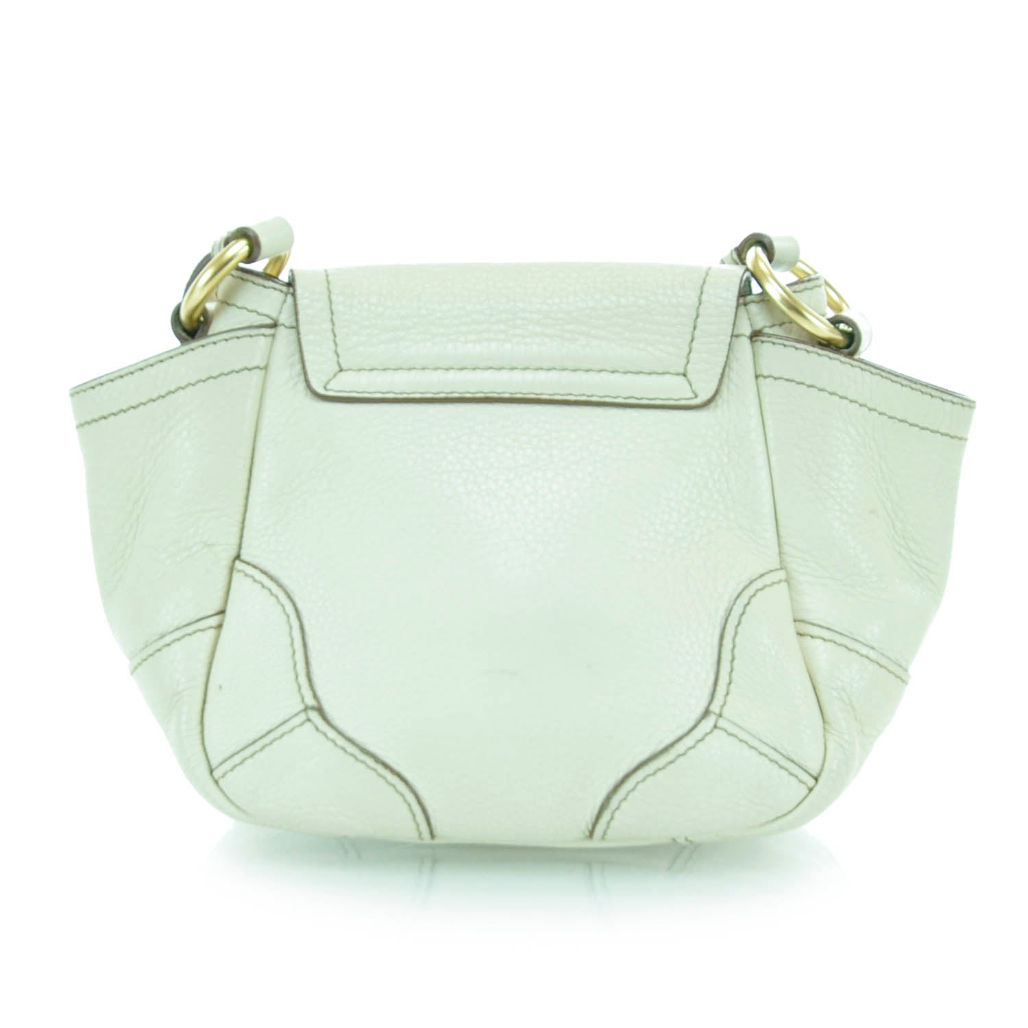 Prada Vitello Daino Shoulder Bag Cera 3 of 12