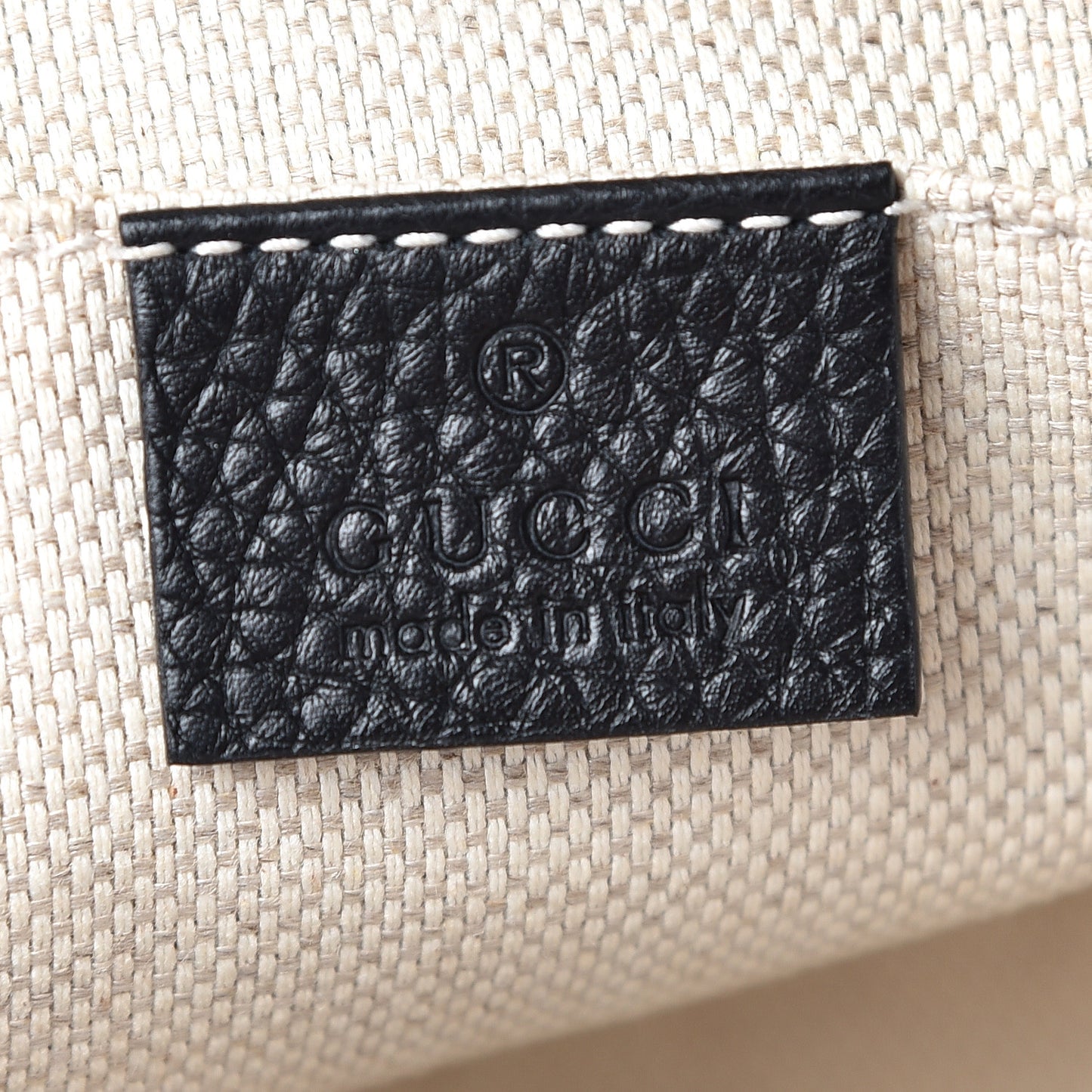 Pebbled Calfskin Small Soho Disco Bag Black