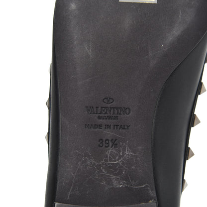 Valentino Garavani Nappa Rockstud Ballerina Flats 39.5 Black 7 of 15