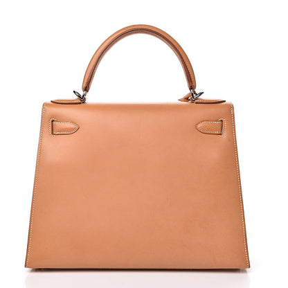Hermes Vache Natural Kelly Sellier 28 4 of 35