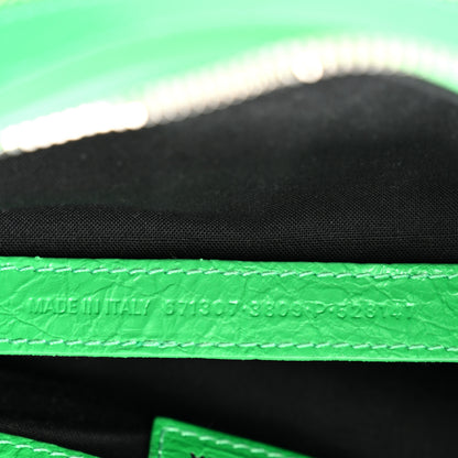 Balenciaga Agneau Arena Small Le Cagole Shoulder Bag Vivid Green 8 of 14