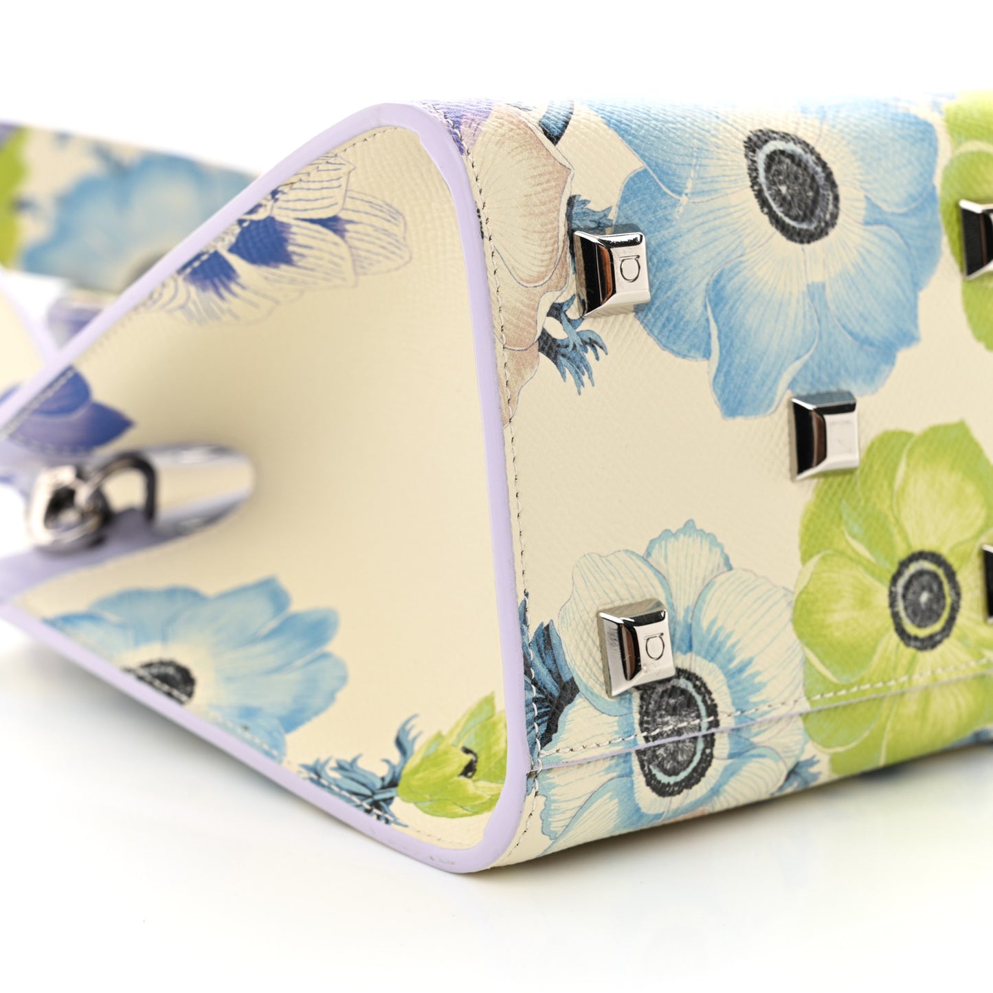 Calfskin Floral Print Small The Studio Bag Mascarpone
