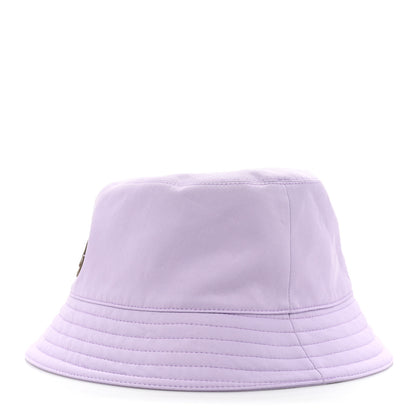 Hermes Stretch Cotton Twill Lambskin Fred H Circle Bucket Hat 59 Lilas 3 of 7