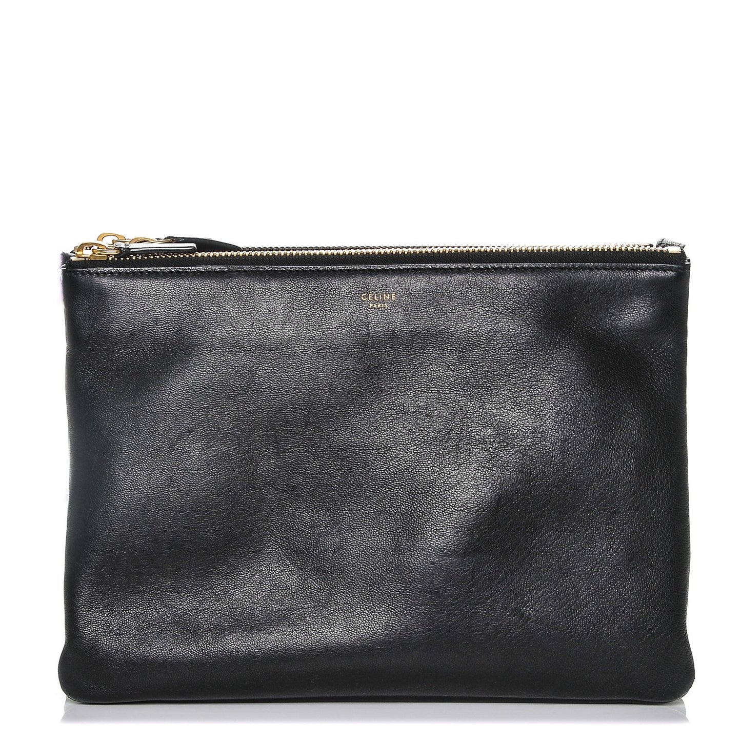 Lambskin Large Trio Crossbody Bag Black
