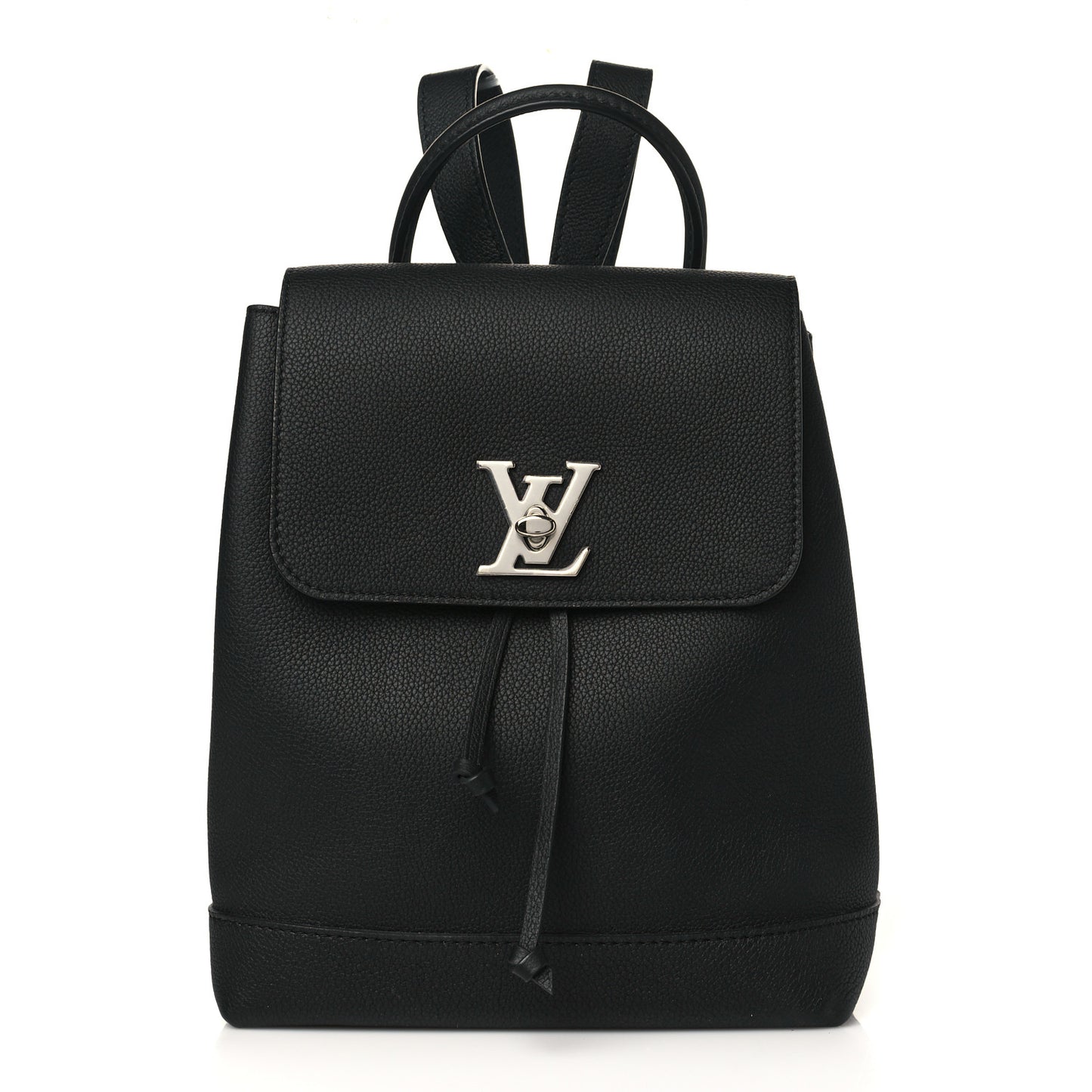 Calfskin Lockme Backpack Black