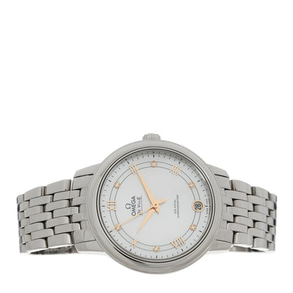 Omega Stainless Steel Diamond Mother of Pearl 33mm De Ville Prestige Automatic Watch 424.10.33.20.55.002 2 of 5