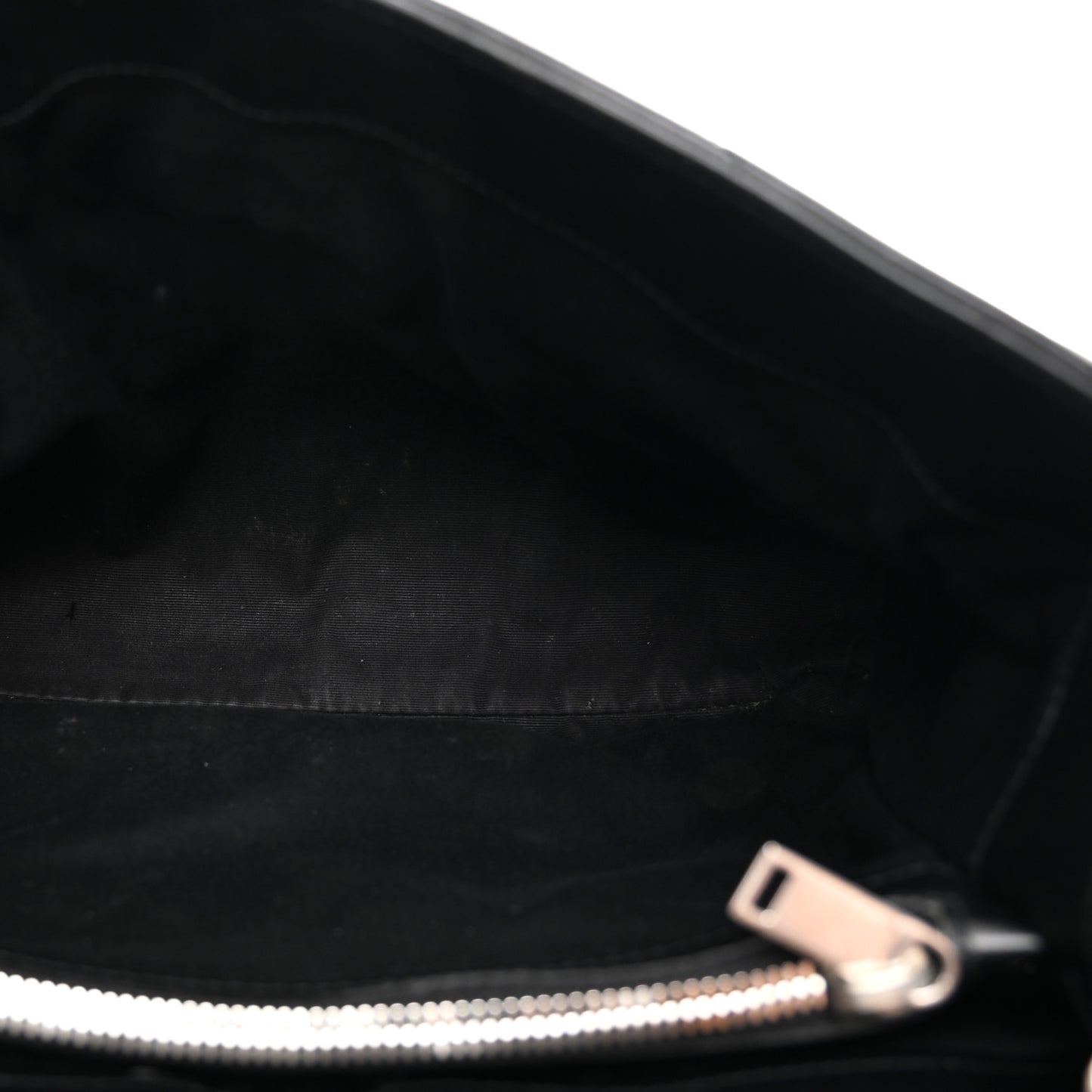 Calfskin Y Quilted Monogram Medium Loulou Chain Satchel Black