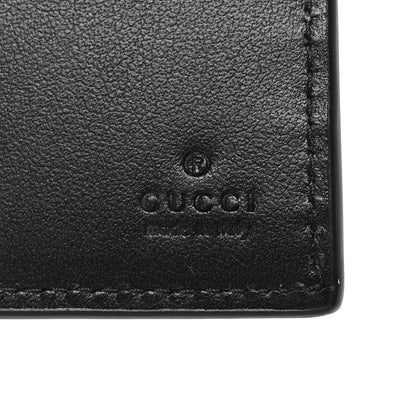 Gucci Plutone Calfskin Logo Bi-Fold Wallet Black 6 of 9