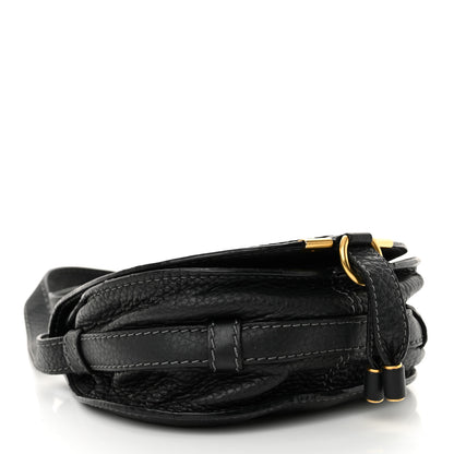 Chloe Calfskin Small Marcie Saddle Bag Black 4 of 13