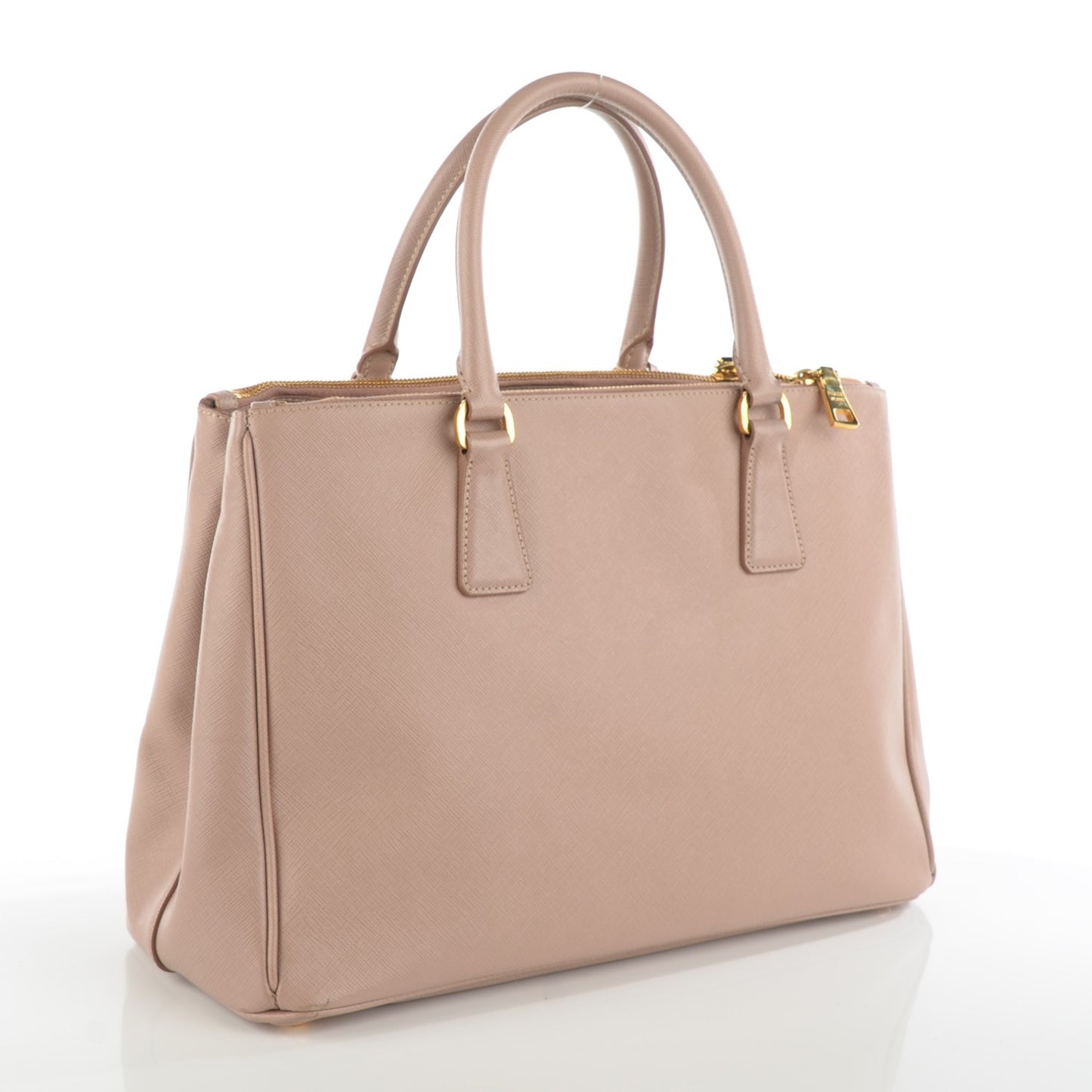 Saffiano Medium Galleria Double Zip Tote Cammeo