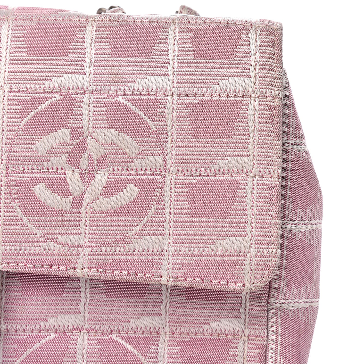 Chanel Nylon Medium Travel Flap Pink 25 of 25