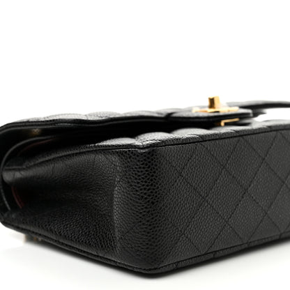 Chanel Caviar Quilted Small Double Flap Black 8 of 10