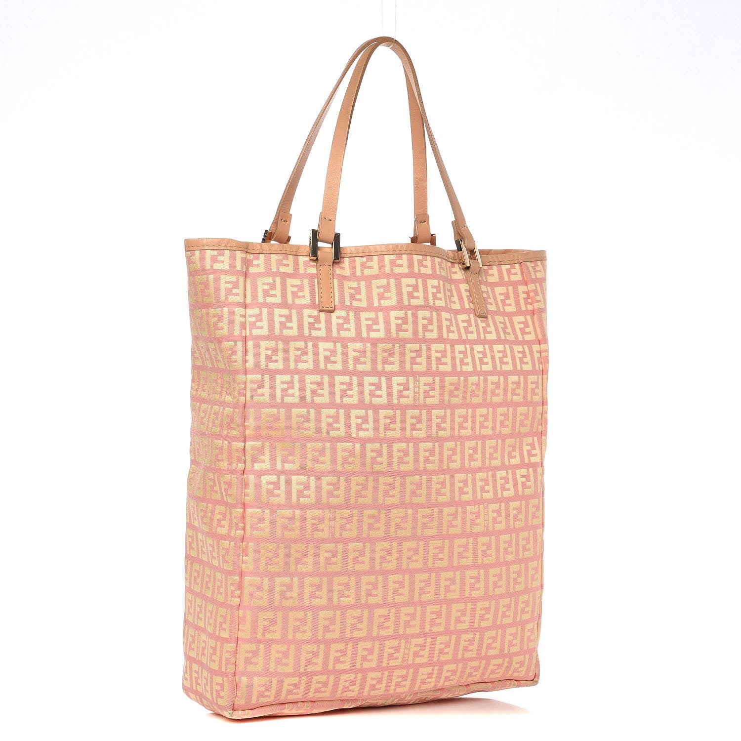 Fendi Zucchino Tote Pink 3 of 14