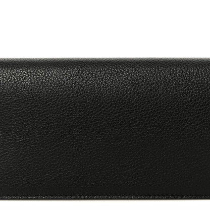 Saint Laurent Calfskin Tiny Monogram Cassandre Wallet Black 7 of 8