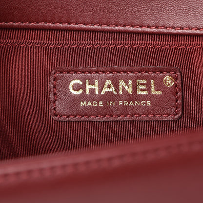 Chanel Lambskin Quilted Medium Boy Flap Red 5 of 8