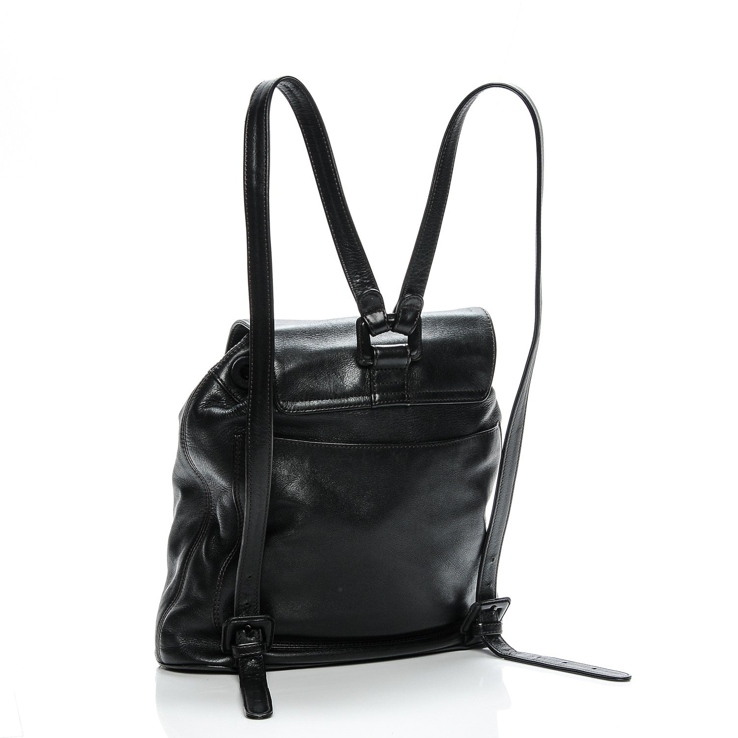 Chanel Lambskin CC Backpack Black 3 of 10
