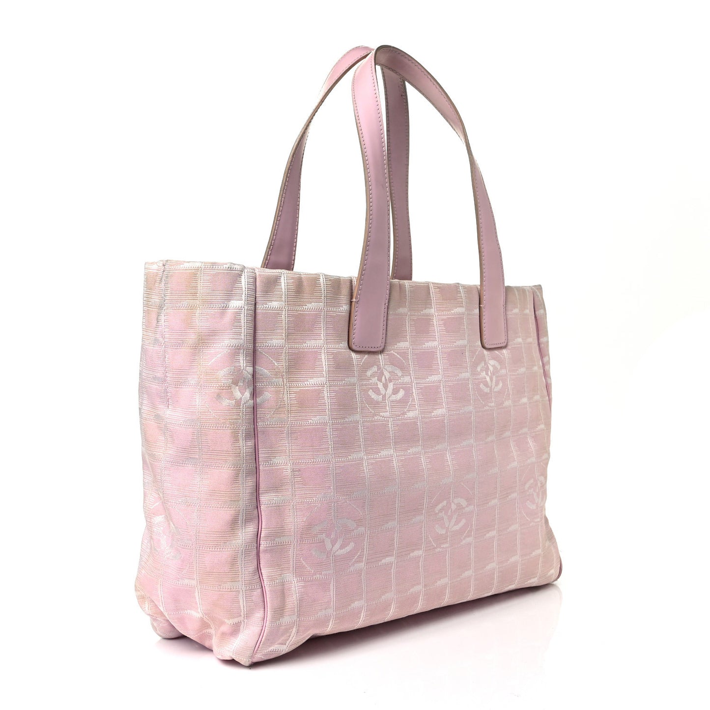 Nylon Medium Travel Tote Pink