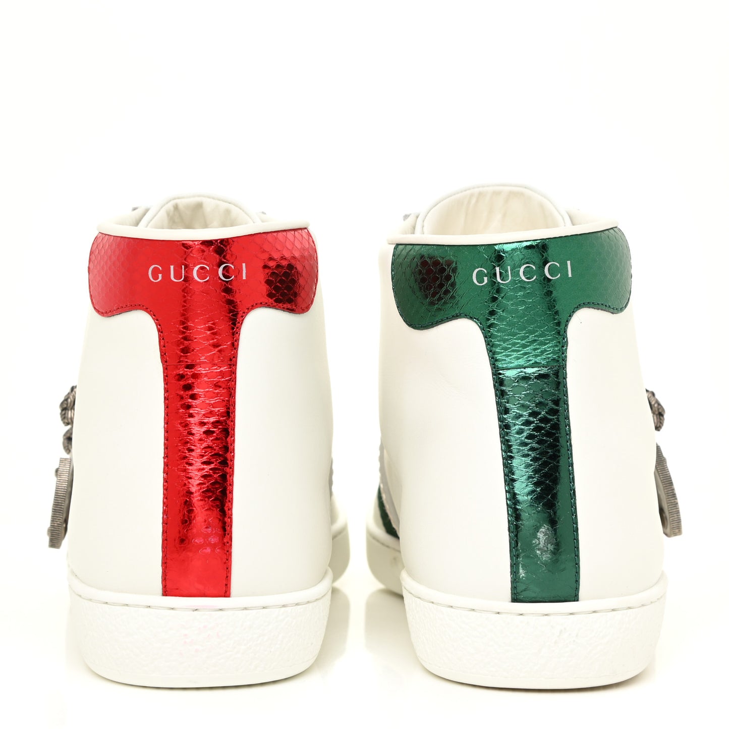 Calfskin Ayers Web Mens Dionysus High Top Sneakers 7 White