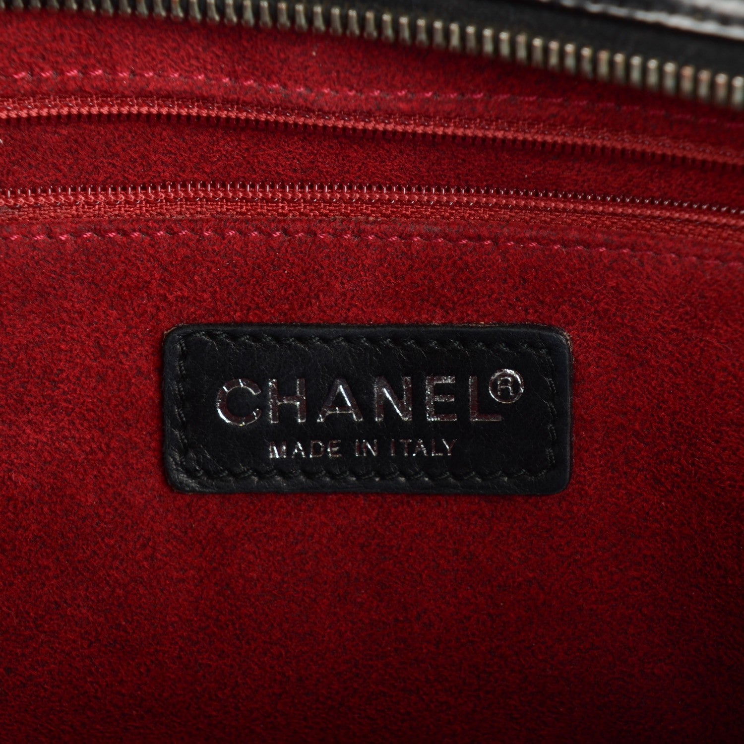 Chanel Patent Chocolate Bar Timeless CC Tote Black 6 of 7
