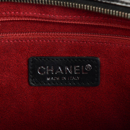Chanel Patent Chocolate Bar Timeless CC Tote Black 6 of 7
