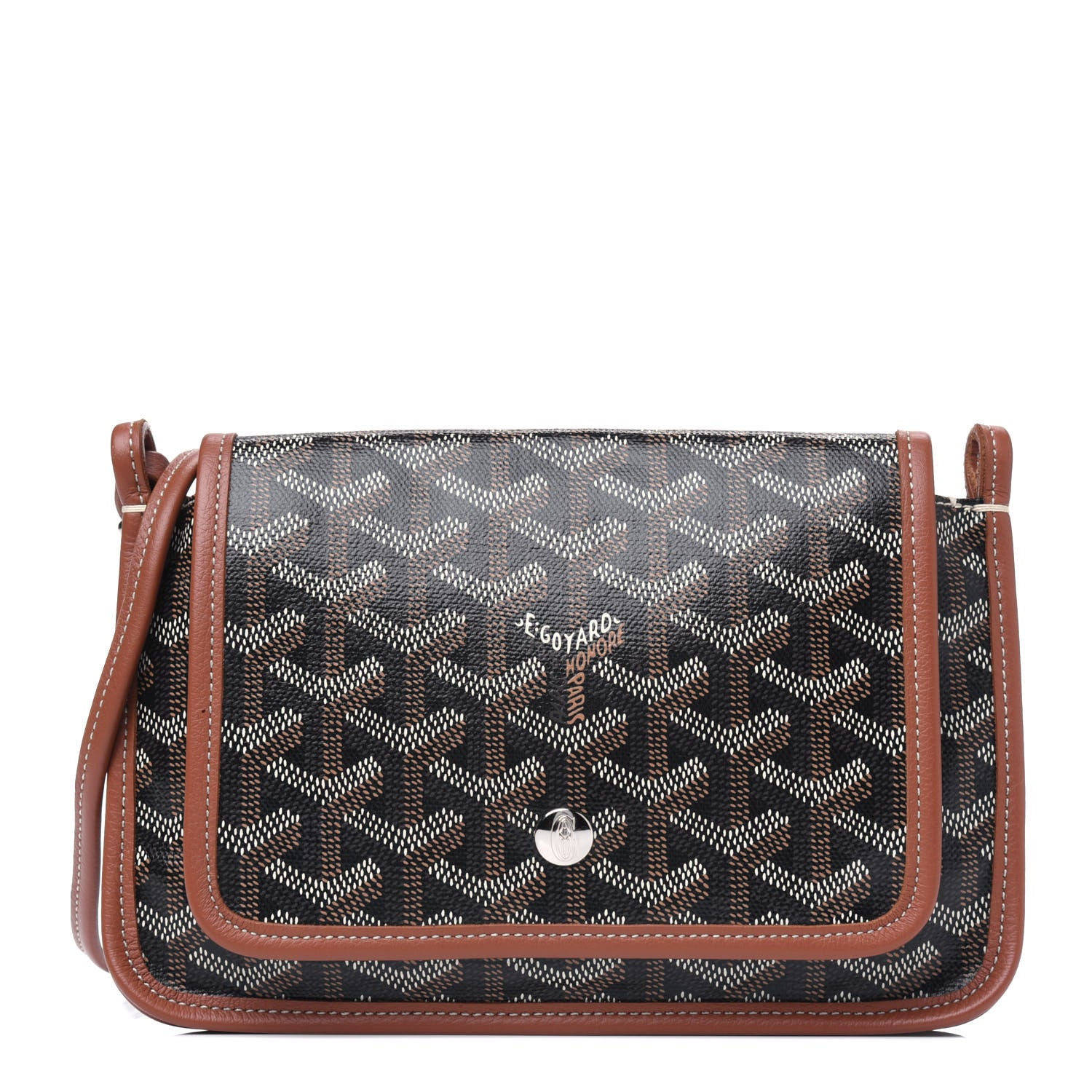 Goyard Goyardine Plumet Wallet Clutch Black Gold 1 of 4