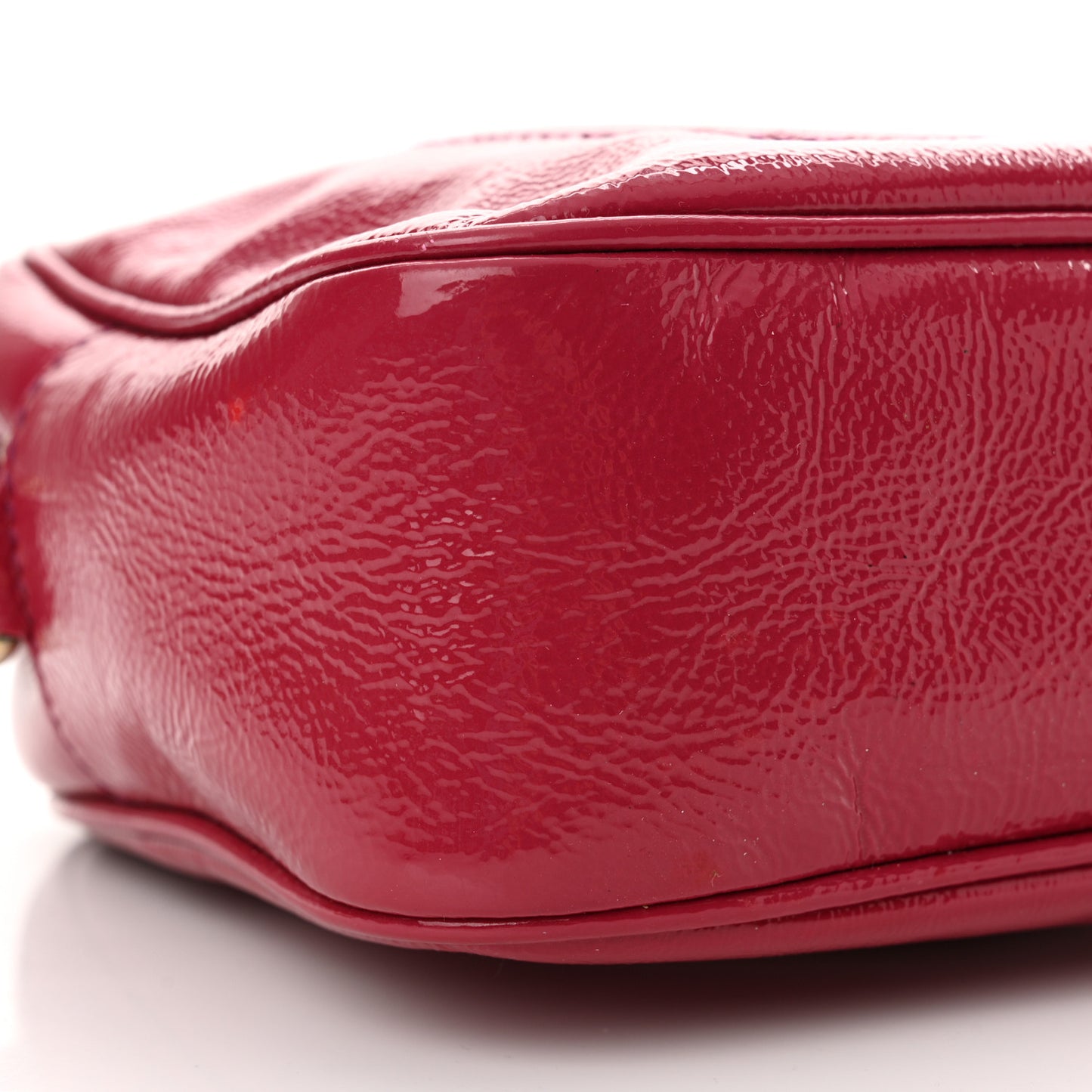Soft Patent Small Soho Disco Bag Bright Bougainvillea