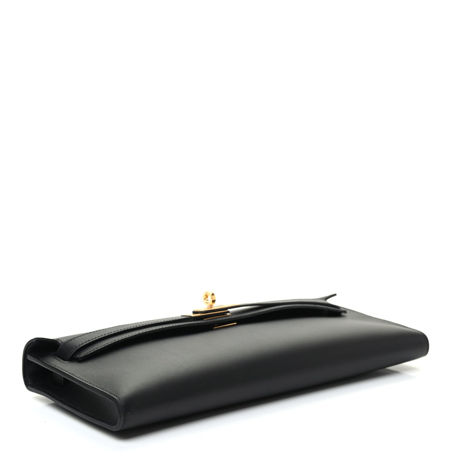 Hermes Swift Kelly Cut Clutch Pochette Black 4 of 7