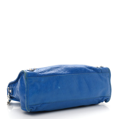 Balenciaga Agneau Giant 12 Silver Hardware City Bleu Lazuli 3 of 21