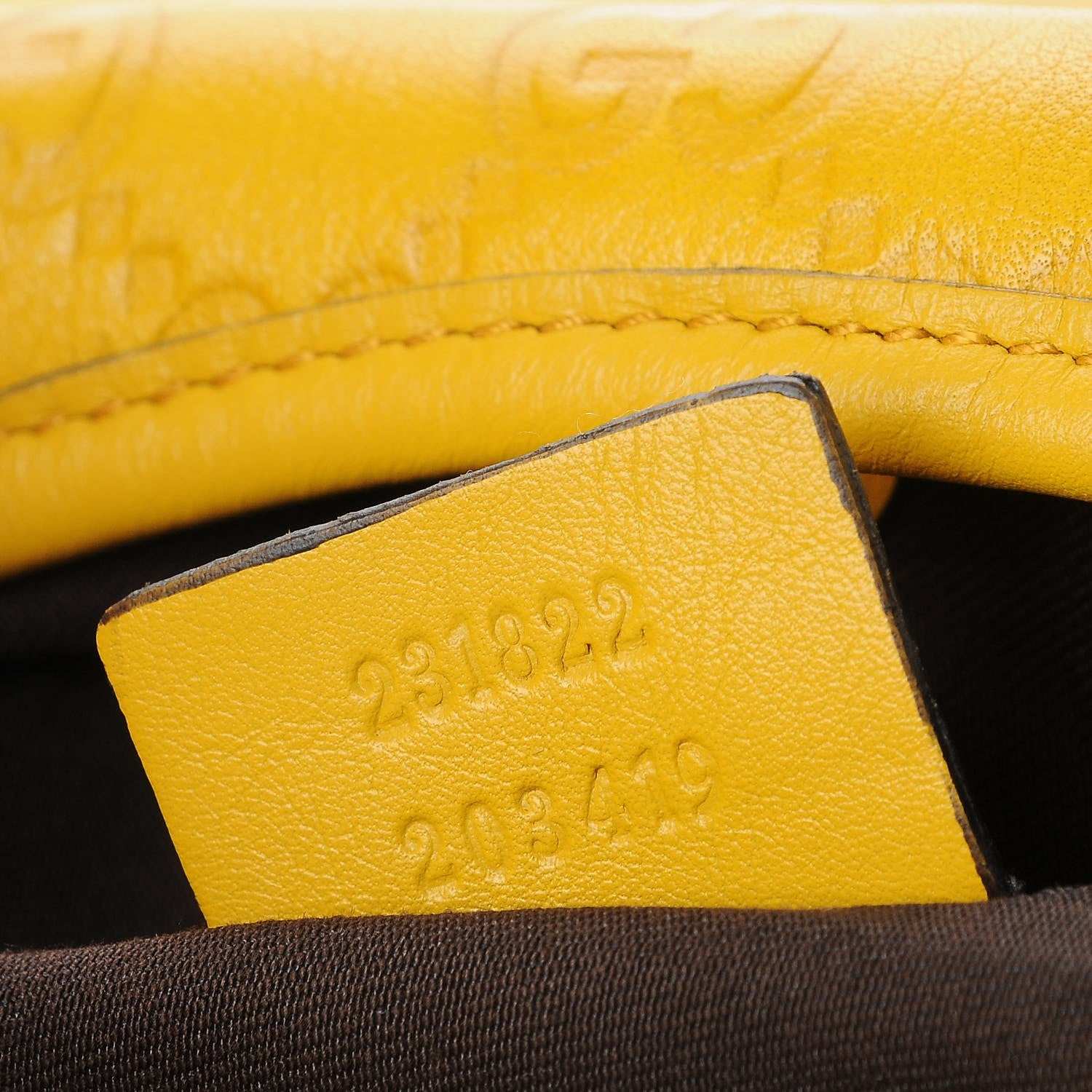 Gucci Guccissima Medium New Britt Hobo Yellow 7 of 7