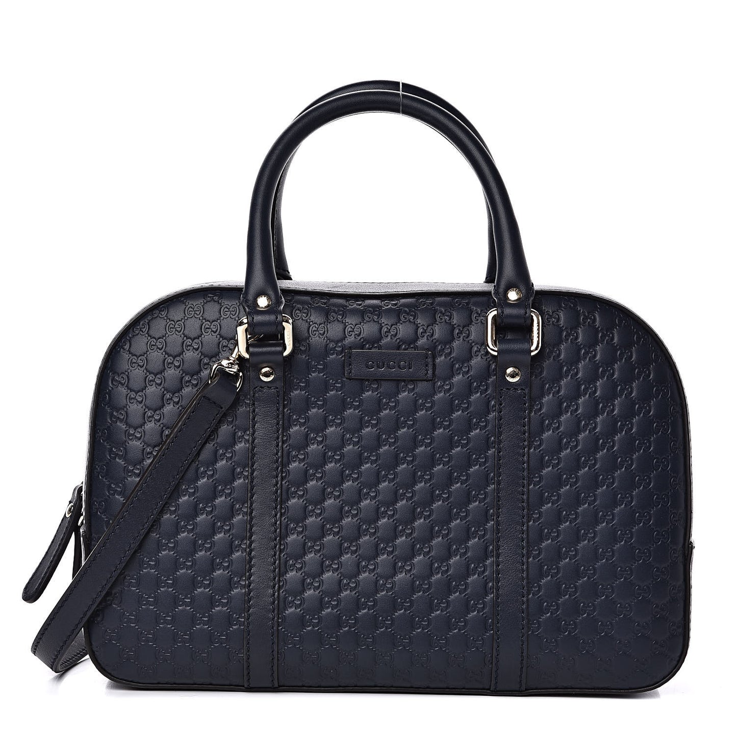 Microguccissima Medium Crossbody Bag Blue