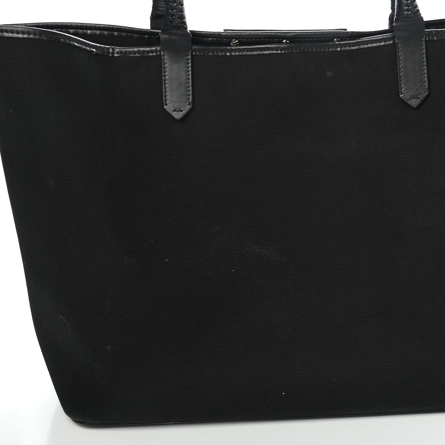 Canvas Medium Antigona Logo Tote Black