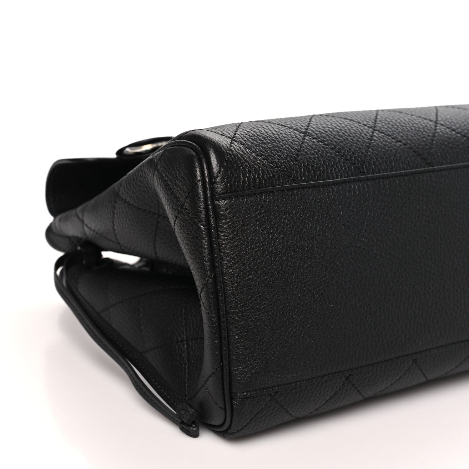 Chanel Grained Calfskin Stitched Urban Essentials Large Shopping Bag Black 9 of 11