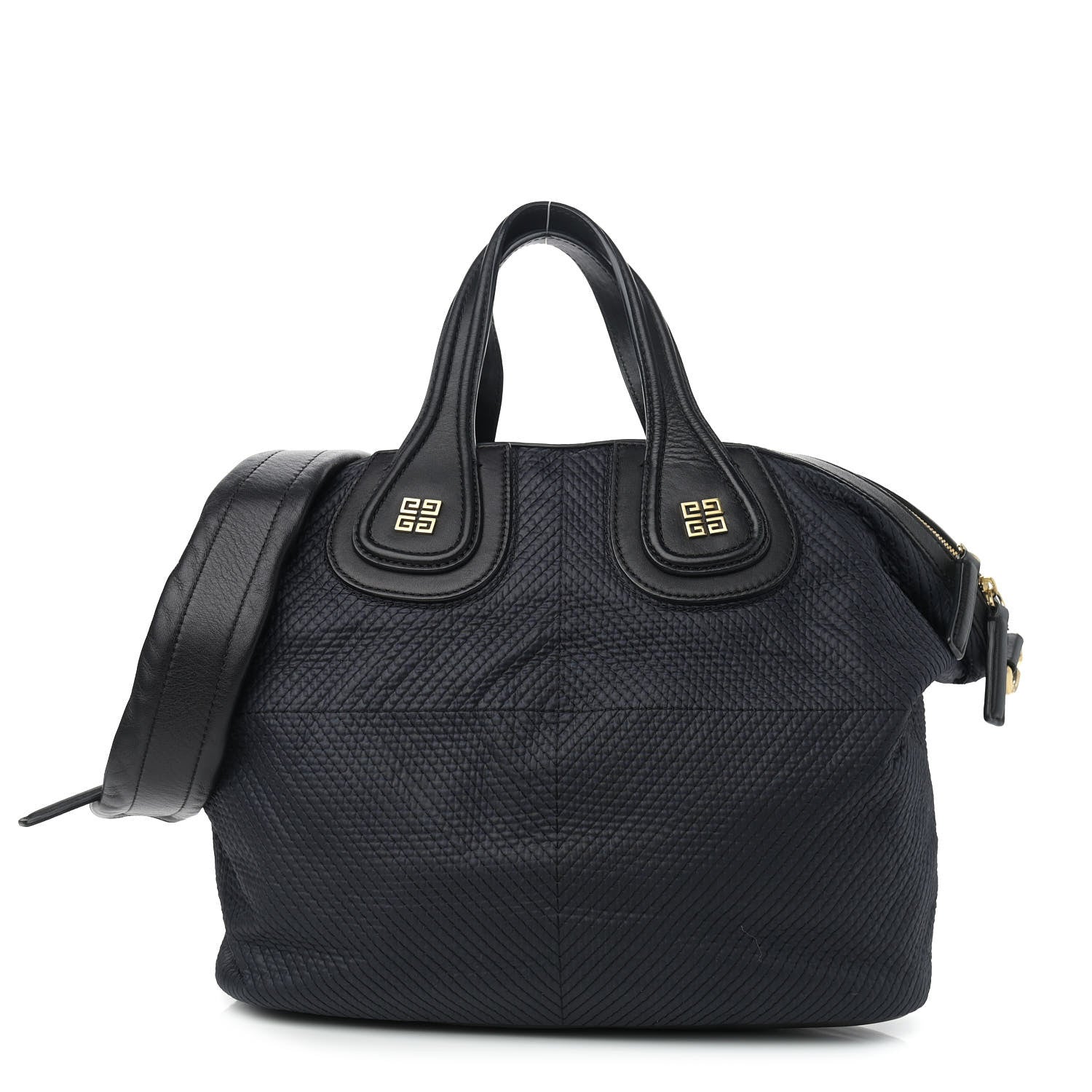 Givenchy Nylon Quilted Calfskin Small Nightingale Navy 1 of 10