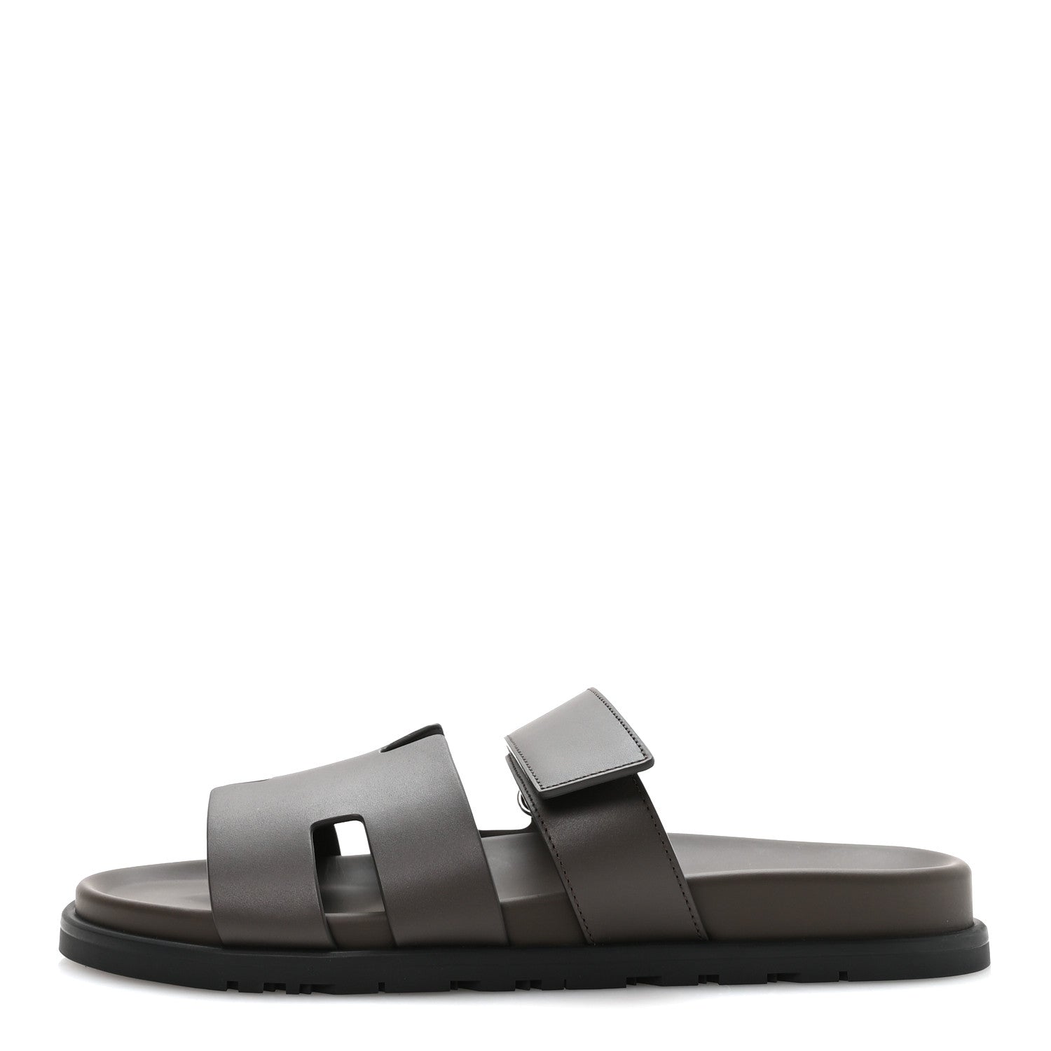 Hermes Calfskin Mens Chypre Sandals 43 Ecorce 1 of 8