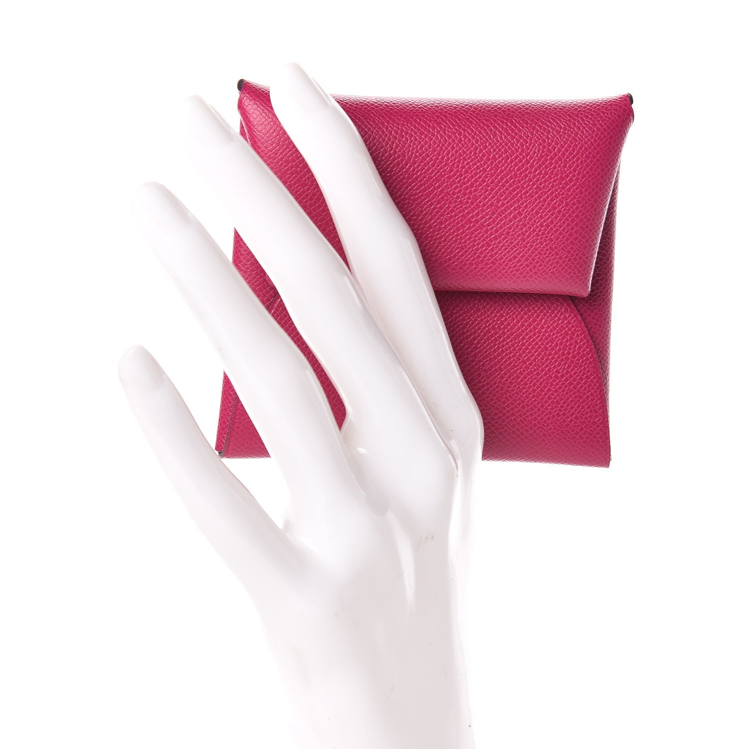 Hermes Epsom Bastia Coin Purse Rose Pourpre 2 of 8