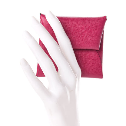 Hermes Epsom Bastia Coin Purse Rose Pourpre 2 of 8