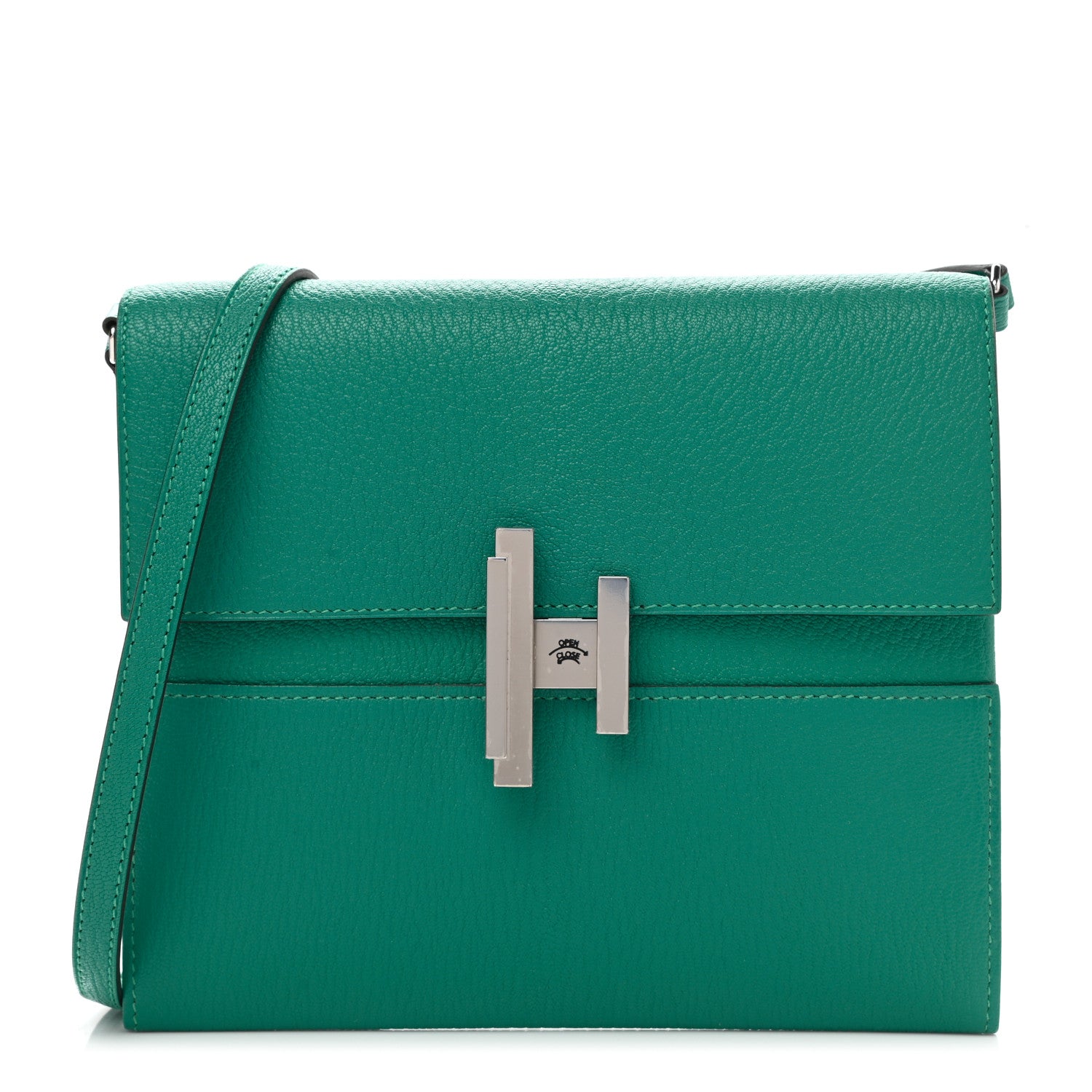Hermes Chevre Mysore Cinhetic To Go Wallet Vert Verone 1 of 11