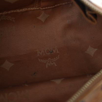 MCM Visetos Essential Barrel Bag Cognac 6 of 6