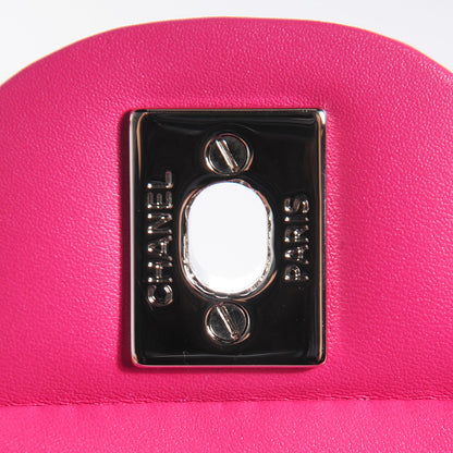 Chanel Patent Quilted Medium Double Flap Fuchsia 7 of 9