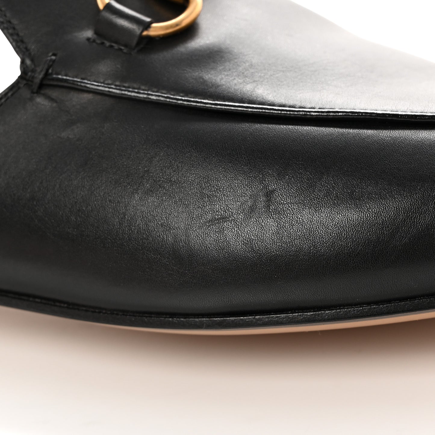 Calfskin Mens Princetown Slippers 9 Black