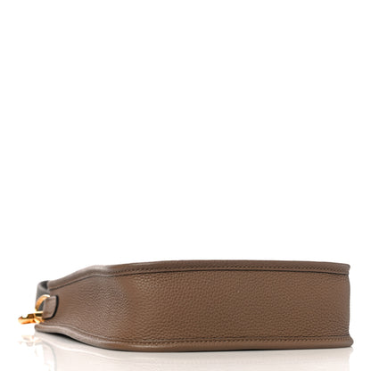 Hermes Taurillon Clemence Amazone Evelyne TPM Beige De Weimar Gris Etain 4 of 10